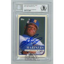Ken Griffey Jr 2020 Topps Project 2020 Autographed Card #127 - BAS 10