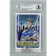 Ken Griffey Jr 2020 Topps Project 2020 Autographed Card #177 - BAS 10
