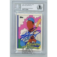 Ken Griffey Jr 2020 Topps Project 2020 Autographed Card #201 - BAS 10