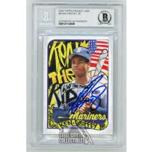 Ken Griffey Jr 2020 Topps Project 2020 Autographed Card #6 - BAS 10
