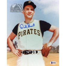 Dick Groat Autographed Pittsburgh Pirates 8x10 Photo - BAS COA