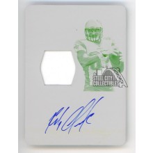 Rob Gronkowski 2022 National Treasures Autograph Patch Plate Card 1/1 **Damage**