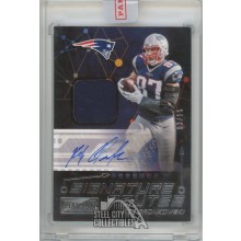 Rob Gronkowski 2021 Panini Playbook Signature Routes Autograph Jersey Card 03/15