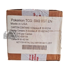 Pokemon Sun & Moon Guardians Rising Booster 6-Box Case