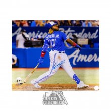 Vladimir Guerrero Jr Autographed Toronto Blue Jays 16x20 Photo - JSA COA (Blue Jersey)