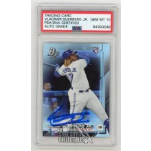 Vladimir Guerrero Jr 2019 Bowman Platinum Autographed Rookie Card #27 - PSA/DNA 10