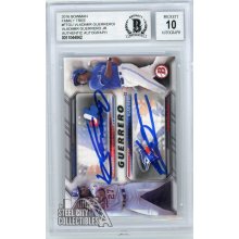 Vladimir Guerrero Vladimir Guerrero Jr 2016 Bowman Family Tree Auto Card BAS 10