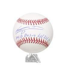 Vladimir Guerrero Jr MLB Debut 4-26-19 Autographed Official MLB Baseball - BAS