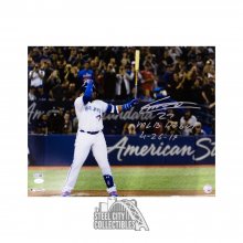Vladimir Guerrero Jr MLB Debut Autographed Toronto Blue Jays 16x20 Photo - JSA COA (Silver Ink)