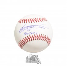 Vladimir Guerrero Jr Plakata Autographed Official MLB Baseball - JSA COA