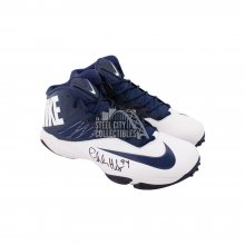 Charles Haley Autographed Nike Navy Football Cleats - BAS COA