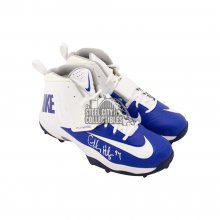 Charles Haley Autographed Nike Blue Football Cleats - BAS COA