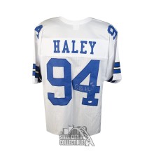 Charles Haley Autographed Dallas Custom Football Jersey - BAS