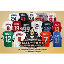 2026 Gold Rush Autographed Jersey Hall of Fame Edition Series 2 6-Box Case