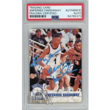Anfernee Hardaway 1993-94 SkyBox NBA Hoops "Penny" Autograph Rookie Card #380 PSA/DNA (Light Blue)
