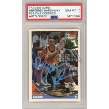 Anfernee Hardaway 1993-94 Topps Gold "Penny" Autograph Rookie Card #334 PSA/DNA 10 (Light Blue)