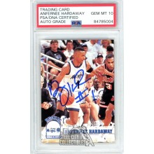 Anfernee Hardaway 1993-94 Skybox Hoops Autograph #1 Rookie Card #380 PSA/DNA 10