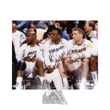 RUN TMC Hardaway, Richmond, Mullin Autographed 16x20 Photo - BAS LOA