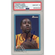 James Harden 2009-10 Bowman '48 Blue Autograph Rookie Card /1948 PSA/DNA 10