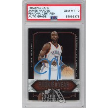 James Harden 2009-10 Playoff Contenders ROY Contenders Autograph Rookie Card #6 PSA/DNA 10 (Blue)