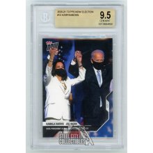 Joe Biden Kamala Harris 2020 Topps Now Presidential Election Debate #12 BGS 9.5 Gem Mint