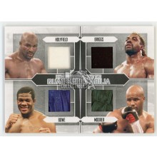 Holyfield/Briggs/Bowe/Moorer 2011 Sport Kings Quad Trunks Card #QM-06