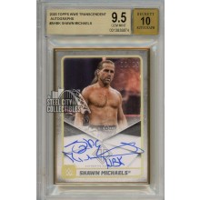 Shawn Michaels 2020 Topps Transcendent WWE Autograph Card 22/25 BGS 9.5