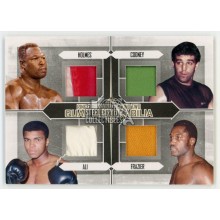 Holmes/Cooney/Ali/Frazier 2011 Sport Kings Quad Trunks Gold Card /10 #QM-07