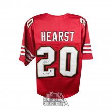 Garrison Hearst Go Niners Autographed San Francisco Custom Football Jersey - BAS