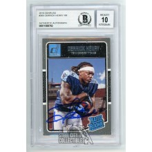 Derrick Henry 2016 Donruss Rated Rookie Autograph Auto RC Rookie Card - BAS 10