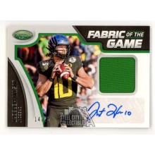 Justin Herbert 2020 Panini Certified Draft Autograph Rookie Jersey Card 14/25