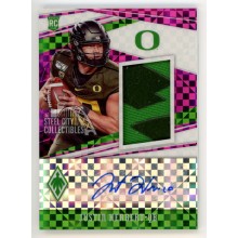 Justin Herbert 2020 Panini Phoenix Collegiate Autograph Rookie Patch Card #2 08/20