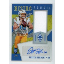 Justin Herbert 2020 Panini Phoenix Autograph Helmet Rookie Card #RR-JH 21/25