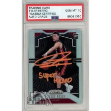 Tyler Herro 2019-20 Panini Prizm Silver Autograph Rookie Card "Super Herro" #259 PSA/DNA 10 (Orange)