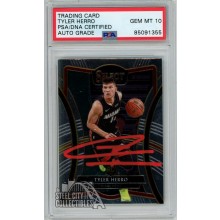 Tyler Herro 2019-20 Panini Select Autograph Rookie Card #169 PSA/DNA 10 (Red)