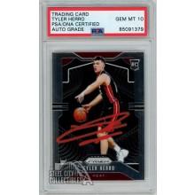 Tyler Herro 2019-20 Panini Prizm Autograph Rookie Card #259 PSA/DNA 10 (Red)