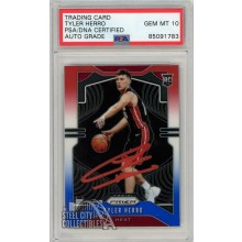 Tyler Herro 2019-20 Panini Prizm Red White Blue Autograph Rookie Card #259 PSA/DNA 10 (Red)