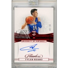 Tyler Herro 2019-20 Panini Flawless Collegiate Ruby Autograph Rookie Card 05/20