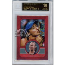 Martina Hingis 2020 Topps Transcendent VIP Red Card #12 6/10 BGS 10 Black Label