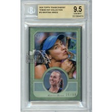 Martina Hingis 2020 Topps Transcendent Tennis Card #12 35/50 BGS 9.5