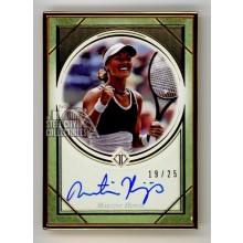 Martina Hingis 2020 Topps Transcendent Tennis Autograph Card #TCA-MH /25