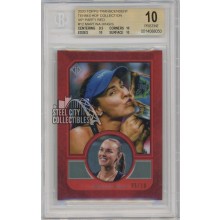 Martina Hingis 2020 Topps Transcendent Tennis VIP Red Card #12 05/10 BGS 10 Pristine