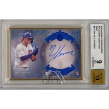 Nico Hoerner 2020 Bowman Transcendent Blue Autograph Rookie Card 02/10 BGS 9