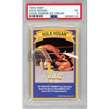 Hulk Hogan 1993 WWF Good Humor Ice Cream Card PSA 3
