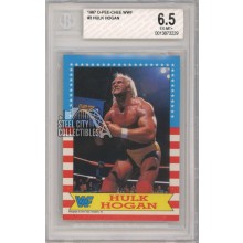 Hulk Hogan 1987 O-Pee-Chee WWF Wrestling Card #3 BGS 6.5 EX-MT+