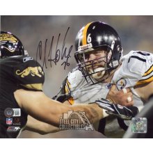 Chris Hoke Autographed Pittsburgh Steelers 8x10 Photo - BAS (Horizontal)