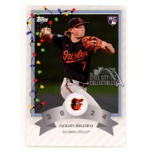 Jackson Holliday 2024 Topps Wonderland Holiday Lights Rookie Card RC #3 03/10