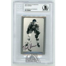 Red Horner Autographed Pre-Parkie Card /1000 - BAS