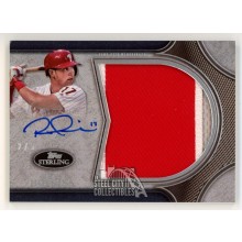 Rhys Hoskins 2020 Topps Sterling Autograph Patch Card #SSJPA-RHO 2/5