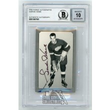 Gordie Howe Pre-Parkie Autographed Card /500 - BAS 10